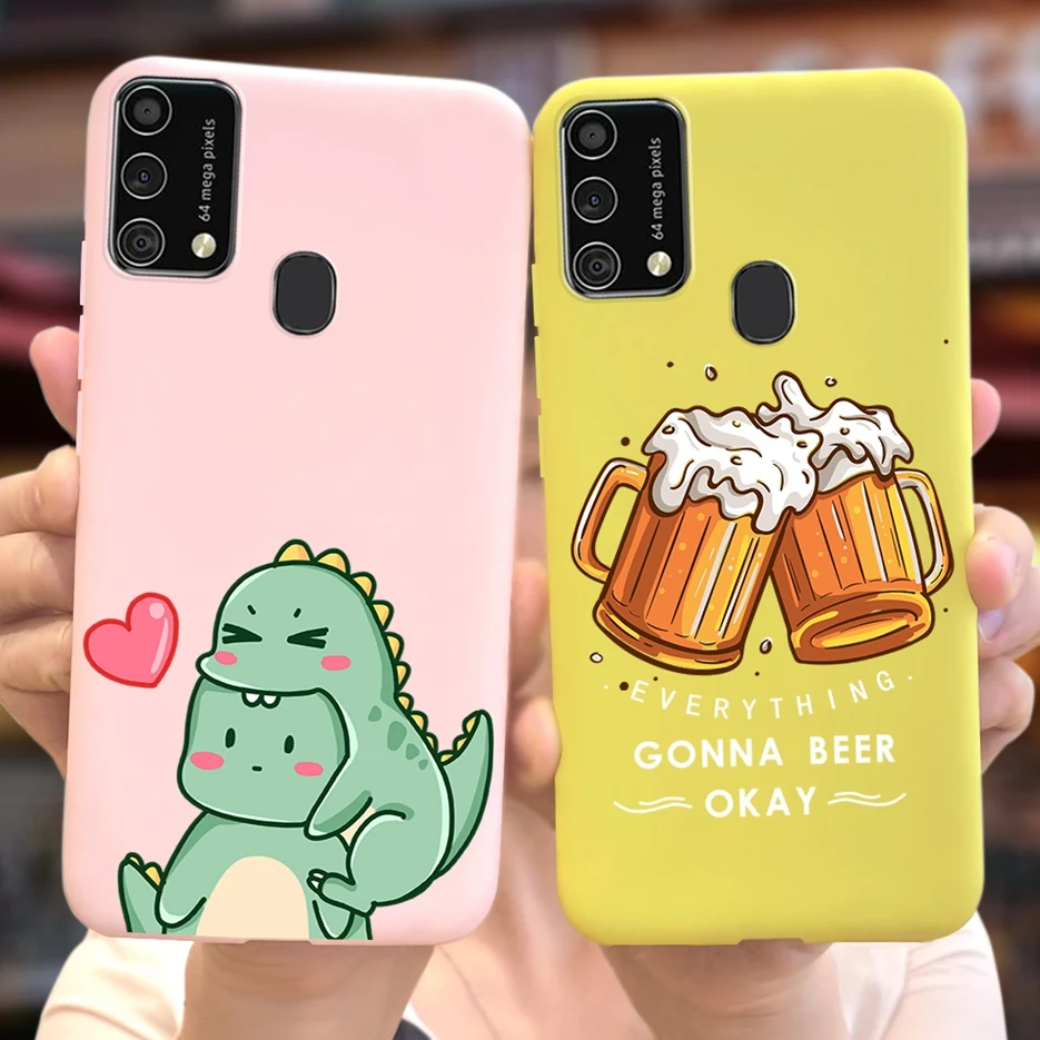 Para Samsung Galaxy M31 funda SM-M315F lindas astronautas cubierta de dibujos animados Fundas suaves para Samsung M31 Prime M 31 Galaxy M31s funda de teléfono - imagen 2