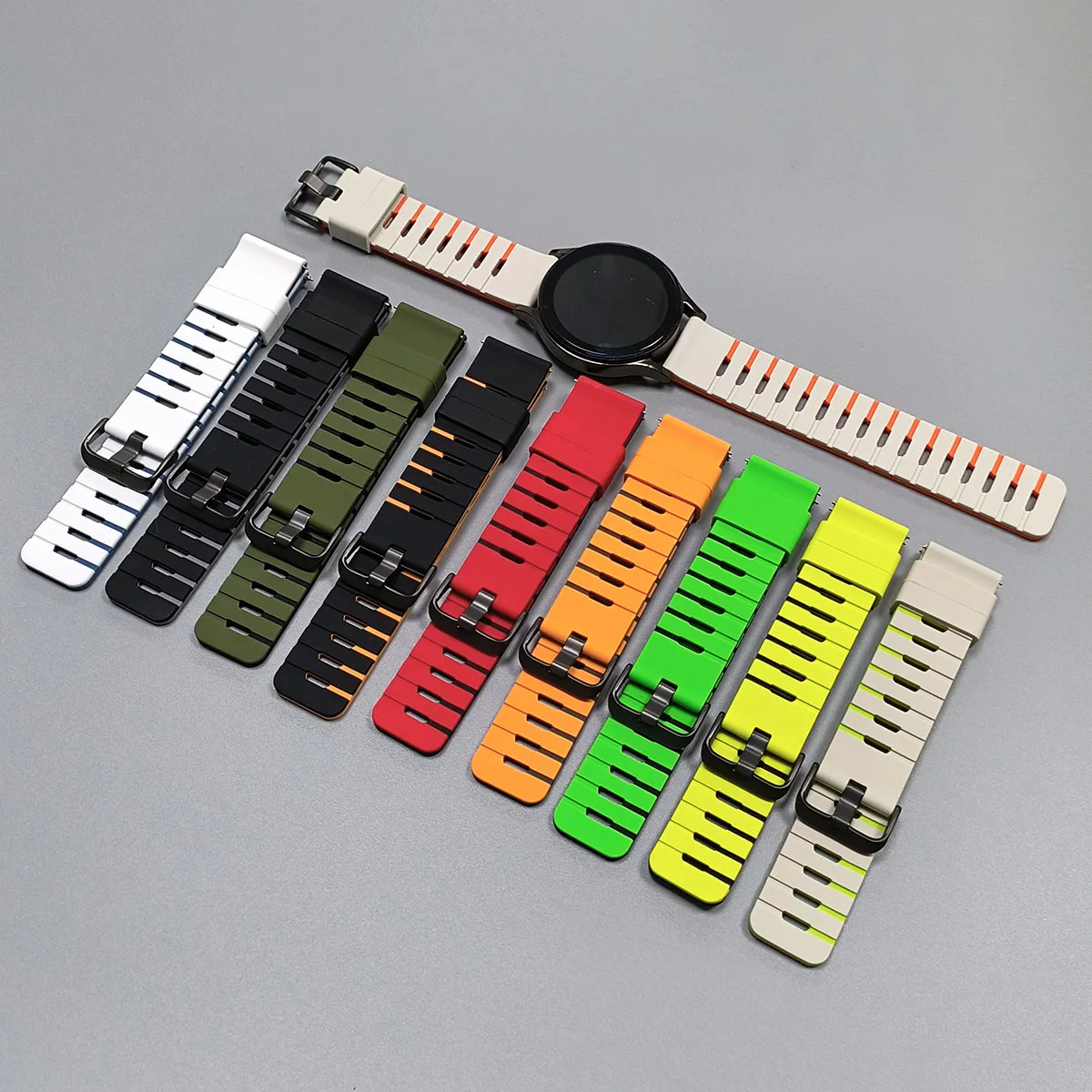 Correa de silicona de 22mm para HUAWEI WATCH GT 6 5 4/GT 6 5 pro Band para HUAWEI WATCH GT3 SE GT2 46mm/pulsera deportiva definitiva - imagen 2