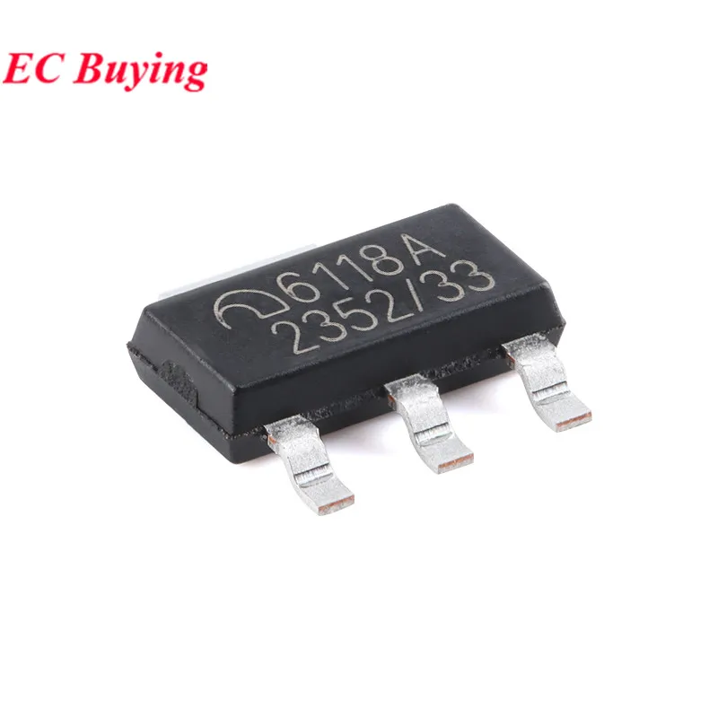 Chip regulador LDO de alta velocidad, Chip IC, ME6118A33B3G 6118A ME6118 ME6118A ME6118A33 SOT-223 3,3 V 1A, lote de 10 unidades - imagen 2