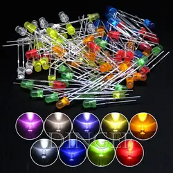 Kit de diodos LED de 3 y 5 mm surtidos en varios colores