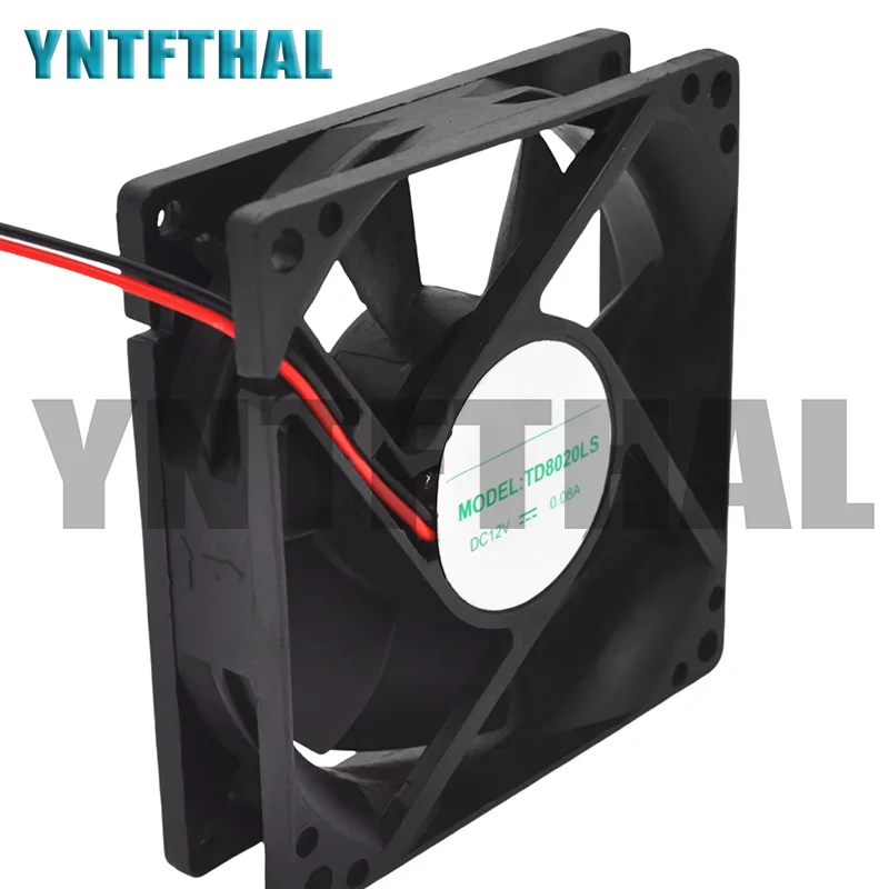 Para TD8020LS 12V 0.08A nuevo ventilador de refrigeración 80*80*25MM 8020 de 2 pines - imagen 3