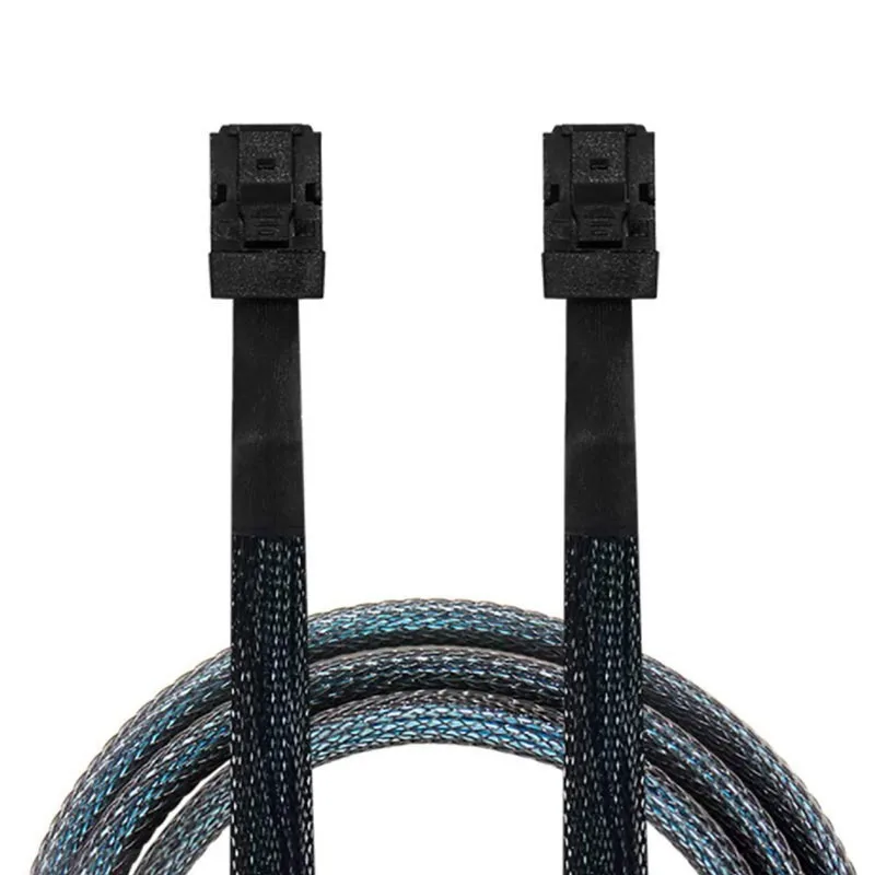 2m 0,5 m 1,5 m 0,2 m SFF-8643 Mini SAS HD servidor placa base Cable plano posterior SFF 8643 a 8643 MINI Cable SAS para disco duro de computadora - imagen 2