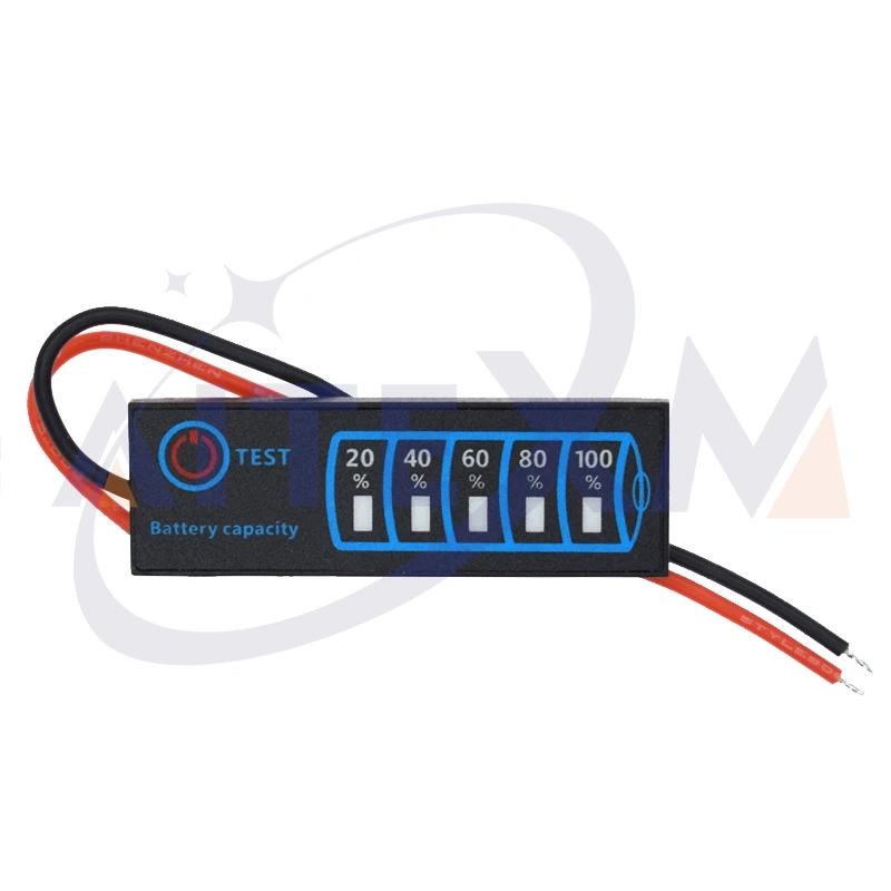 Indicador de nivel de batería DC 5V-30V 2-8S batería de litio ternaria fosfato de hierro y litio probador de capacidad de batería de plomo-ácido - imagen 5