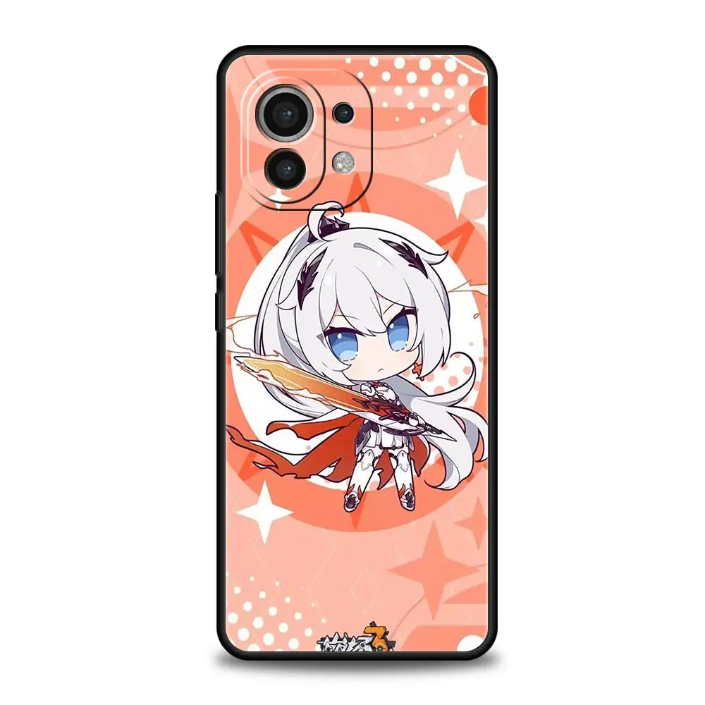 Funda de teléfono Honkai Impact para Xiaomi 12T Pro, 12, 13, 11 Ultra, Mi Note 10 Lite, 10T, 5G, 11X Pro, 11T, 9T, cubierta suave - imagen 5