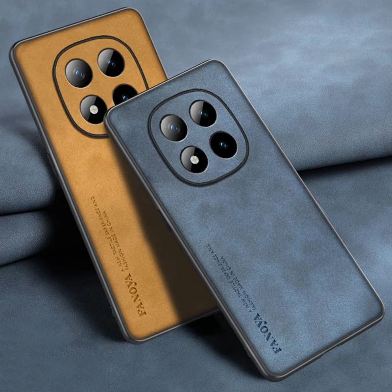 Para Xiaomi Redmi Note 15 Pro Plus 5G funda de lujo de cuero PU funda de teléfono para Redmi Note 15 Pro + funda trasera protección de silicona - imagen 2