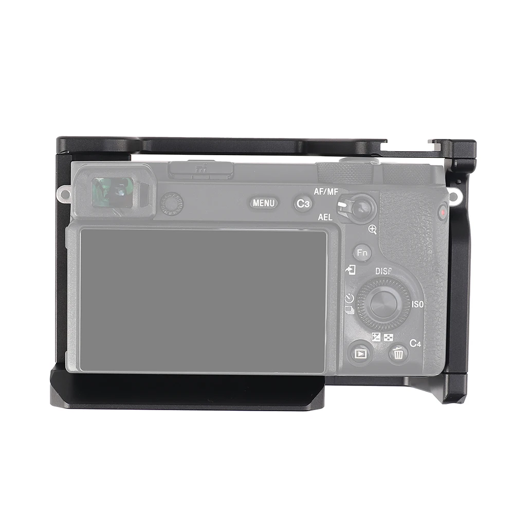 Jaula de cámara A6600 para Sony A6600 Dslr, jaula con zapata fría y agujeros de localización Arri, jaula de disparo para trípode, accesorios de fotografía - imagen 3