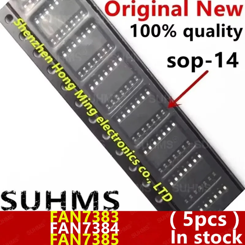 FAN7383 FAN7384 FAN7385 FAN7383MX FAN7384MX FAN7385MX sop-14, 5 piezas, 100% nuevo