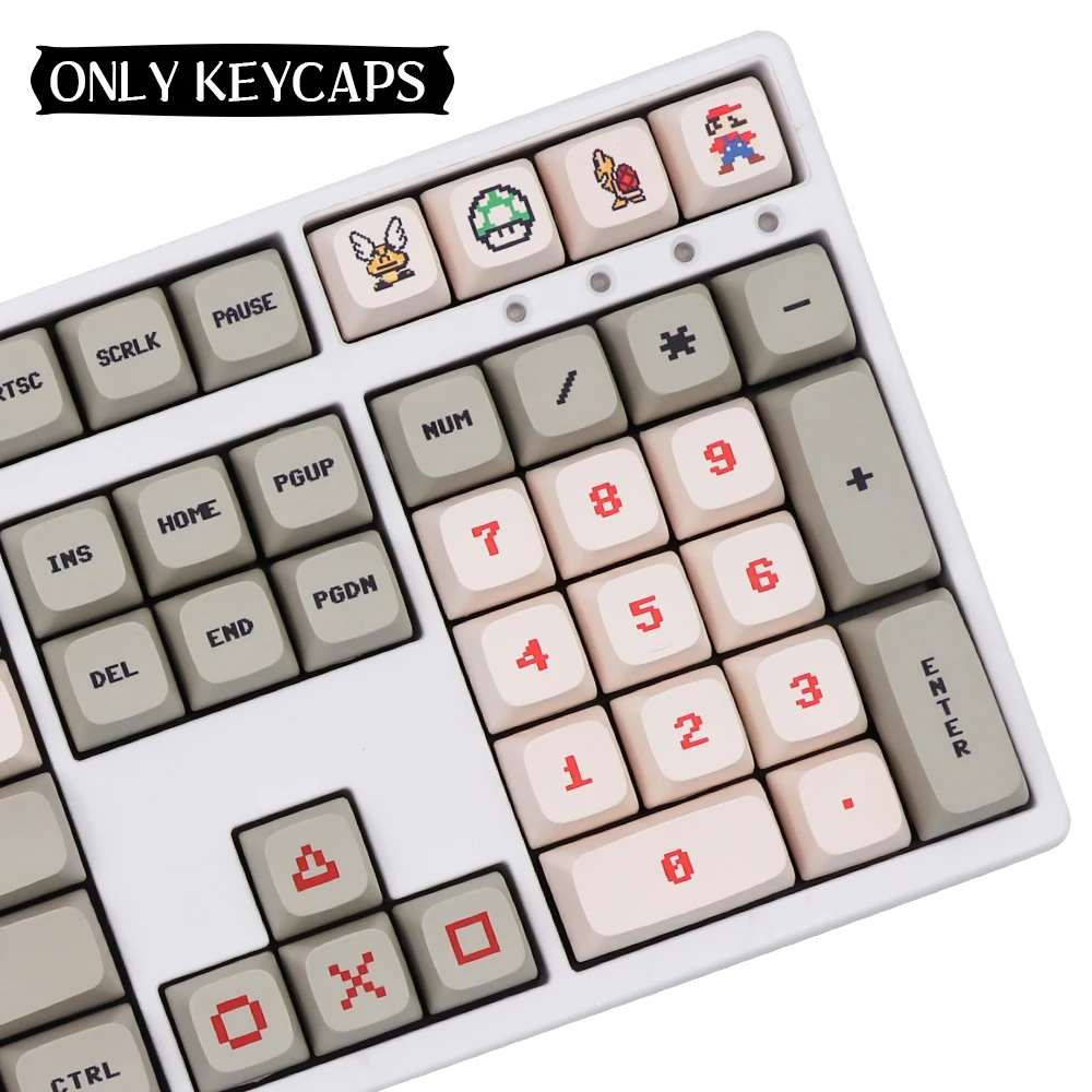 Teclas PBT personalizadas para teclado mecánico Cherry MX Switch, teclas XDA, perfil DYE-SUB, inglés, 139 teclas - imagen 4