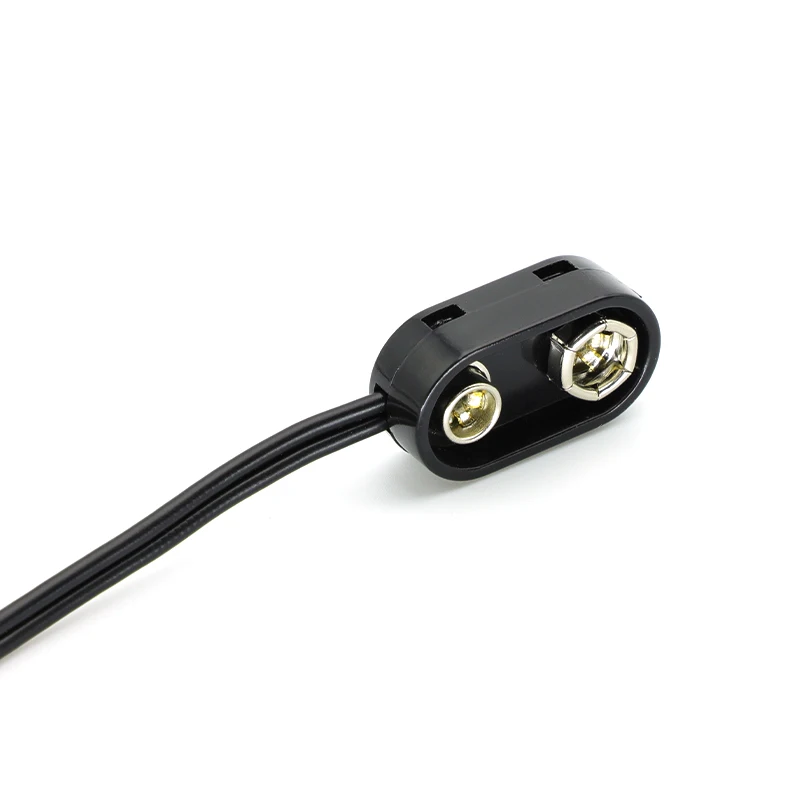 Convertidor de Clip de batería de 9V, conector de Cable de alimentación, efecto de Pedal, adaptador macho CC, Cable de alimentación de 9 voltios, accesorios para guitarra - imagen 3