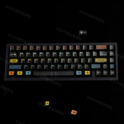 Juego de Teclas Perfil Cherry ABS Transparente Teclado Mecánico MX
