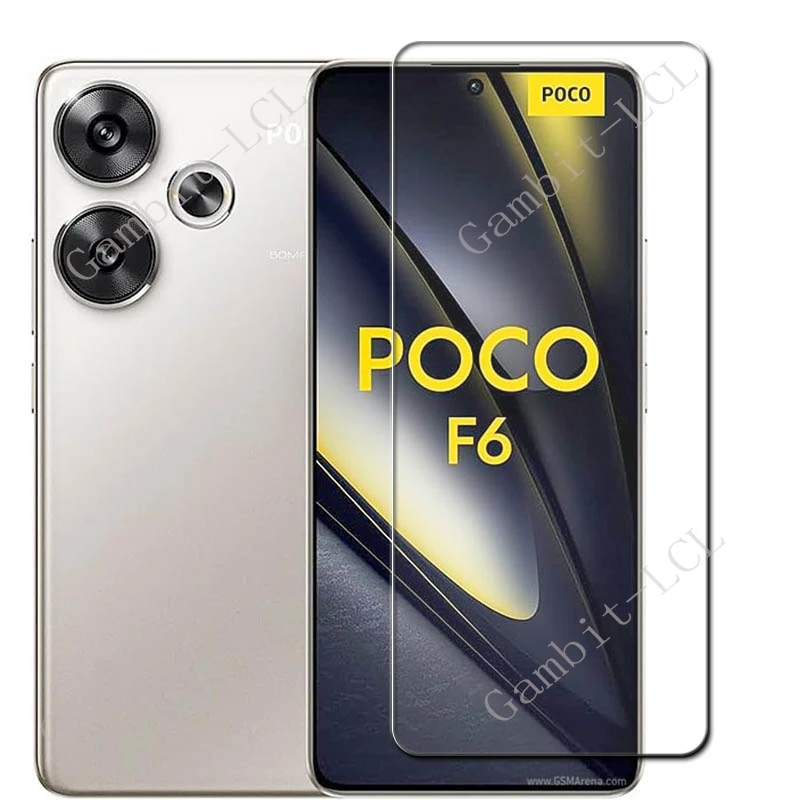 Protector de pantalla HD Original para Xiaomi Poco F6, película protectora de vidrio templado para Xiaomi Poco F6, PocoF6, Redmi Turbo 3, 3 uds. - imagen 2