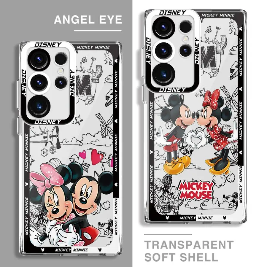 Disney funda de teléfono de Mickey Mouse para Galaxy note 20, 20Ultra, S21, S23, S22, S20, S24 Plus, S20, S23, S22, S21, S24, S23 Ultra, S20, S23, S21 FE
