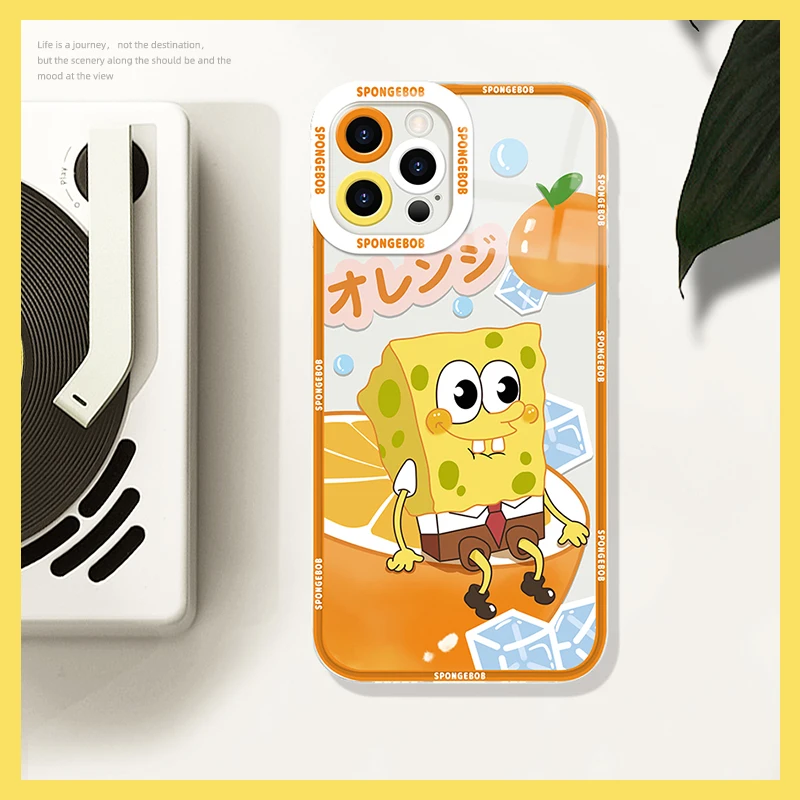 SpongeBobs-funda de teléfono para Samsung Galaxy, carcasa suave para modelos A04, A04S, A04E, A13, A33, A53, A73, A12, A22, A32, A52, A52S, A72, A20 y A30 - imagen 5