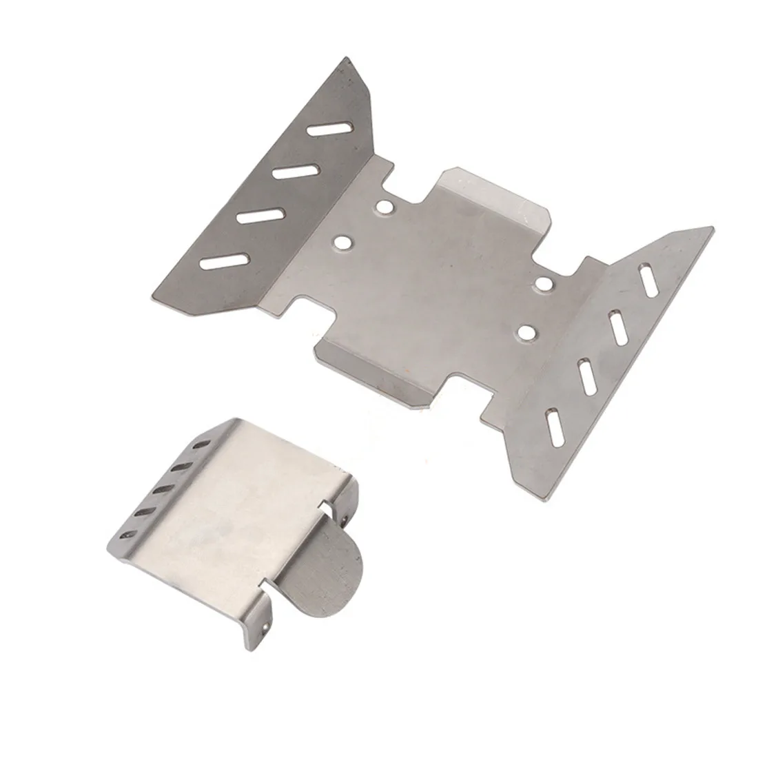 Placa de deslizamiento de armadura de chasis Protector de eje de acero inoxidable para Axial SCX6 AXI05000 1/6 RC Car, accesorios de actualización DIY - imagen 4