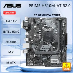 ASUS PRIME H310M-AT Placa Base LGA1151 Micro ATX DDR4 para Intel