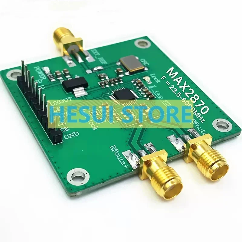 Módulo MAX2870 23,5 MHz - 6000 MHz 23500 KHz - 6 GHZ PLL fuente RF módulo de fuente de señal RF placa de módulo generador de señal RF - imagen 2