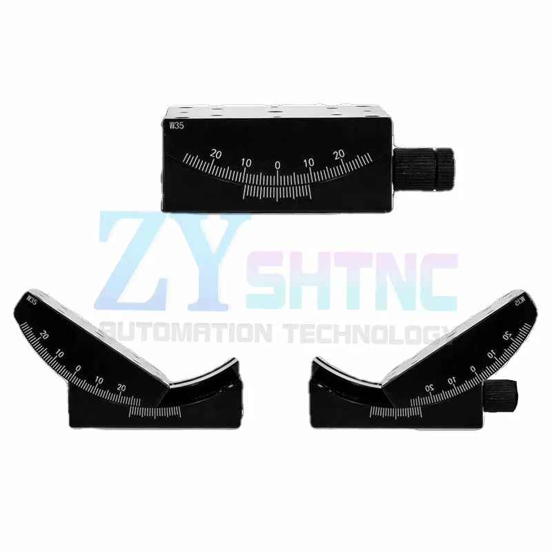 Etapas del eje X/XY de precisión, goniómetro Manual, marco de ajuste óptico de cámara, mesa de ajuste de ángulo oscilante Radian GFG40/60/80/100 - imagen 3