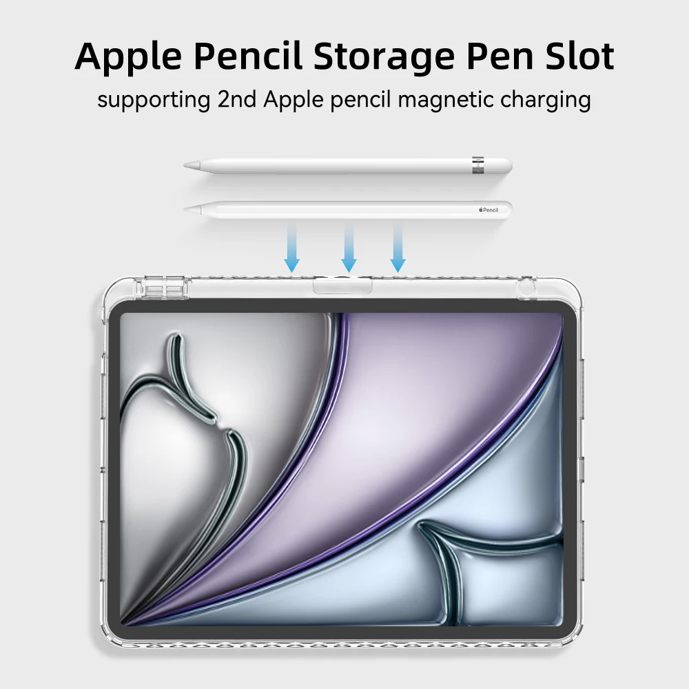 Funda transparente para iPad Air 2024, 11 pulgadas, 13 pulgadas, M2 Pro, 13 pulgadas, 11 pulgadas, M4, iPad 10.a generación, 10,9, Air 4/5, iPad 7/8/9a 10,2, 5/6a, 9,7 pulgadas - imagen 4