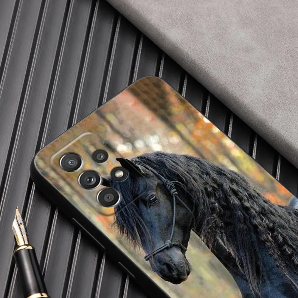 Horses Galloping Horse Animal Phone Cover Galaxy A53 5G Case For Samsung A54 A52 A52S A51 A71 A73 A72 A41 A91 A32 A33 Back Cases - imagen 4