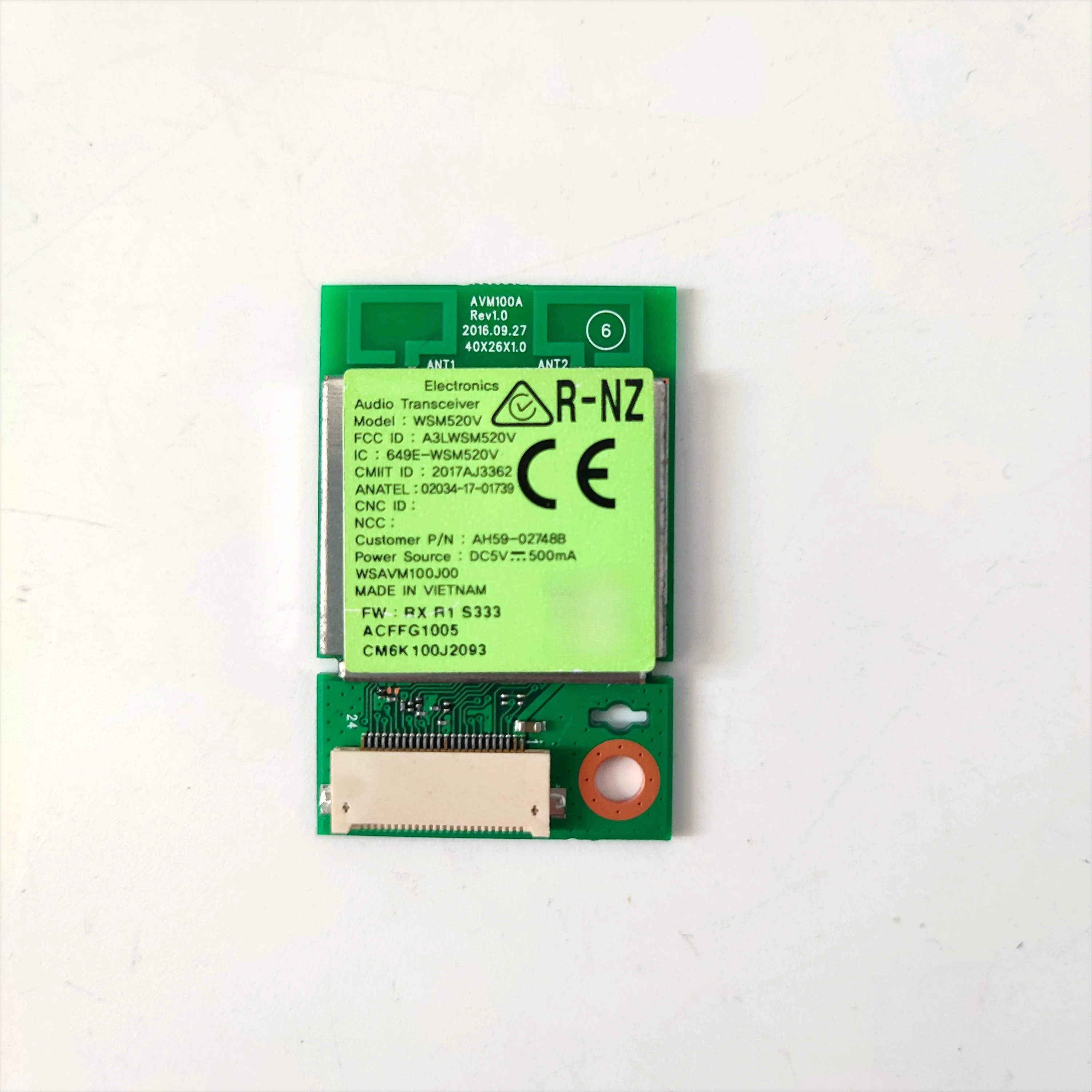 Módulo transmisor de Audio electrónico AH59-02748B, compatible con WSM520V, 649E-WSM520V, WSAVM100J00, módulo de altavoz