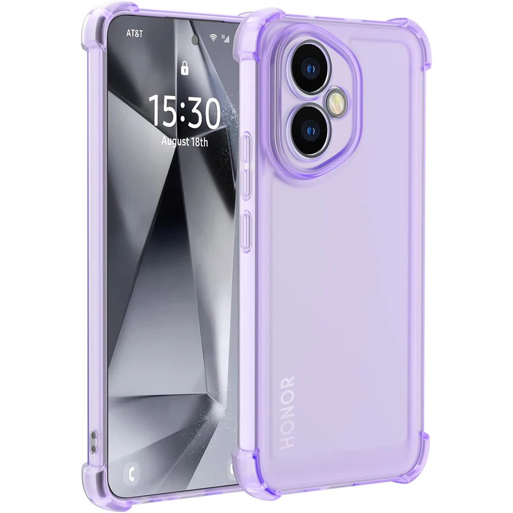 Funda suave de silicona fuerte a prueba de golpes para Huawei Honor 400 Lite 200 90 70 50 Pro Color caramelo cubierta transparente mate carcasa translúcida