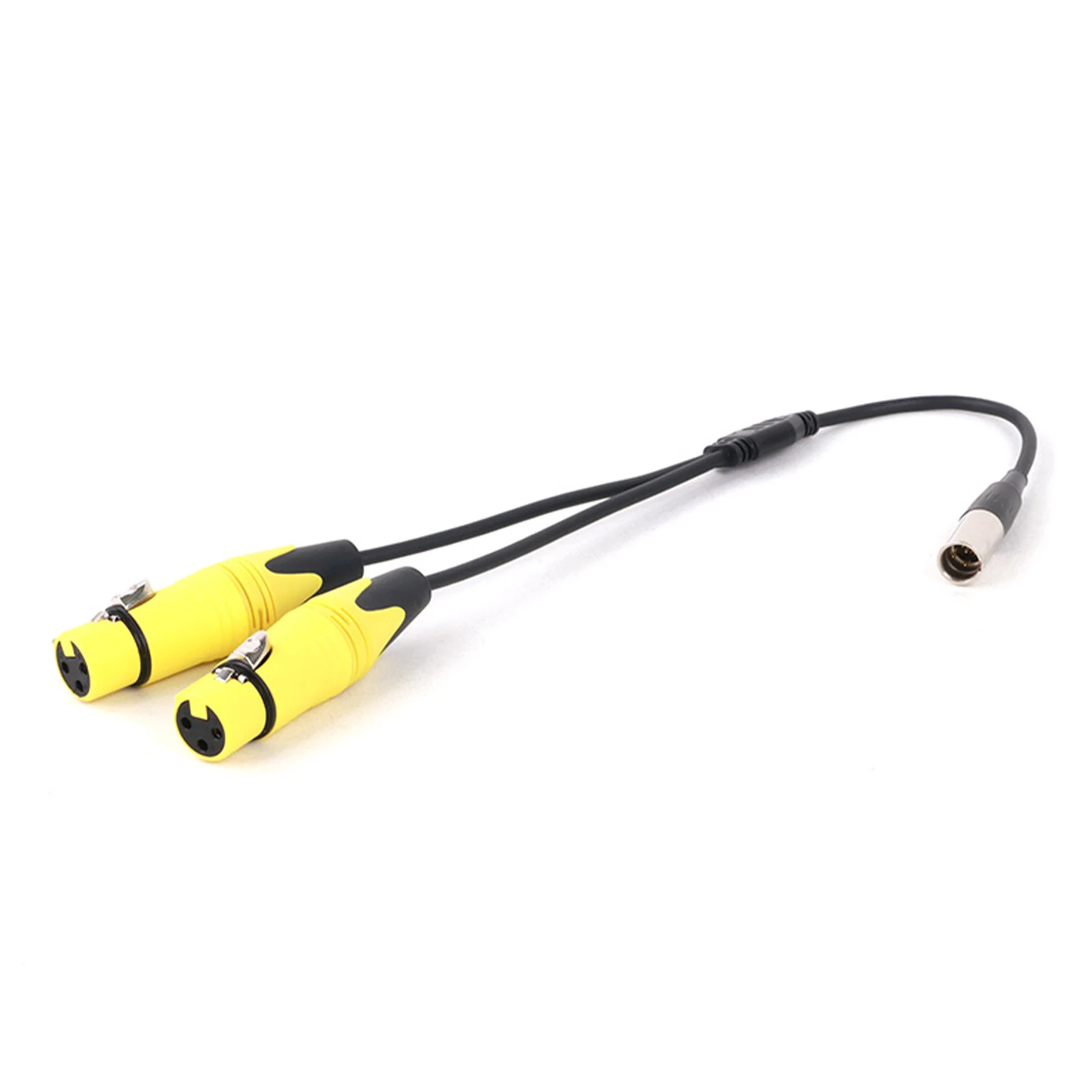 Cable de Audio Mini XLR de 3 pines hembra/macho a doble XLR de 3 pines macho/hembra y Barra colectora para Zaxcom QRX235 QRX200 RX200, 1 unidad - imagen 5