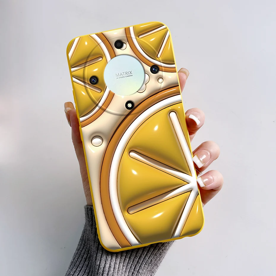 un teléfono celular amarillo y blanco