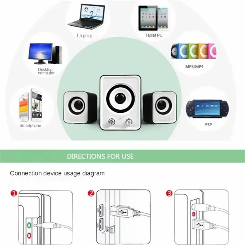 Altavoces de rango completo Altavoces estéreo 3 en 1Enlaces inalámbricos Bluetooth y con cableCompatible con varios dispositivosAltavoces bajos - imagen 5