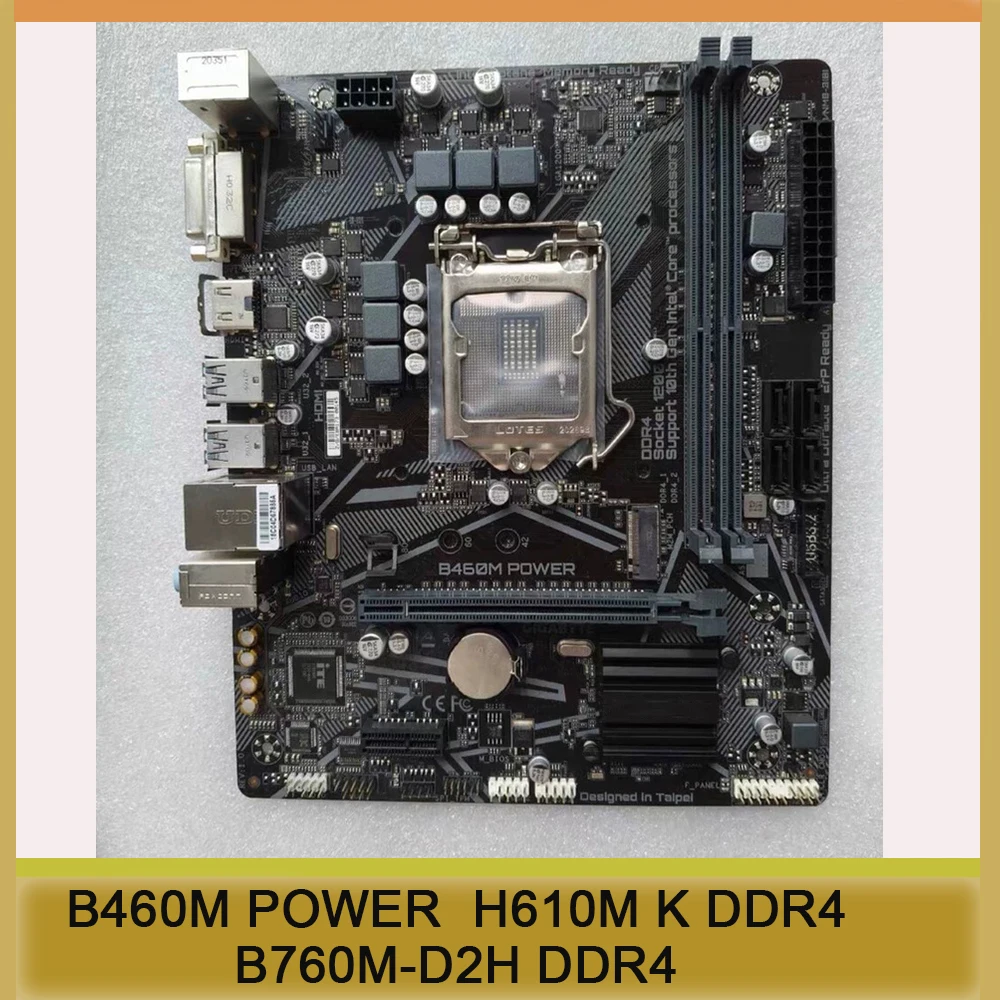  Placa base B460M POWER H610M K DDR4 B760M-D2H DDR4