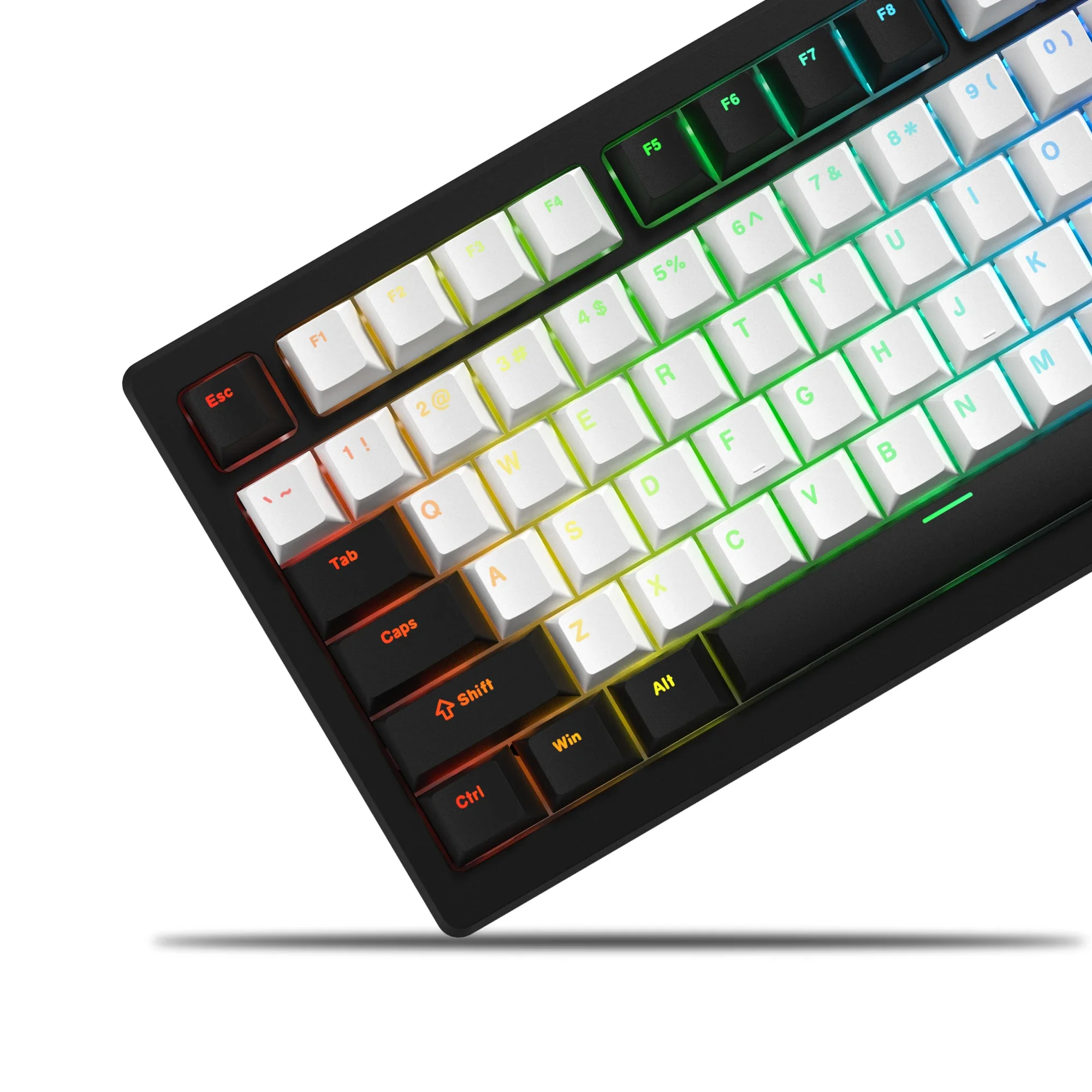 Teclas XVX de 124 teclas con perfil de cereza, teclas PBT retroiluminadas, teclas RGB para interruptores Cherry Gateron MX, teclas de teclado mecánico para jugadores