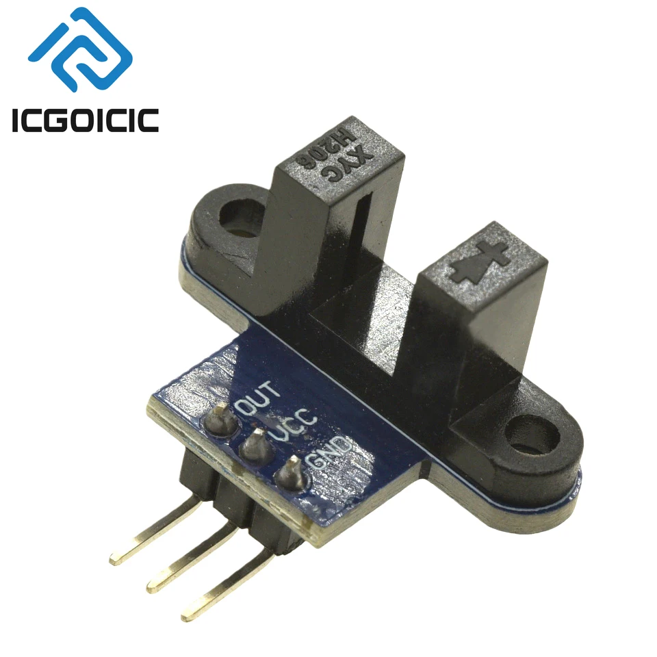 Módulo optoacoplador de detección de Sensor de medición de velocidad óptica ranurado infrarrojo IR de 1-50 Uds para prueba de Motor - imagen 2