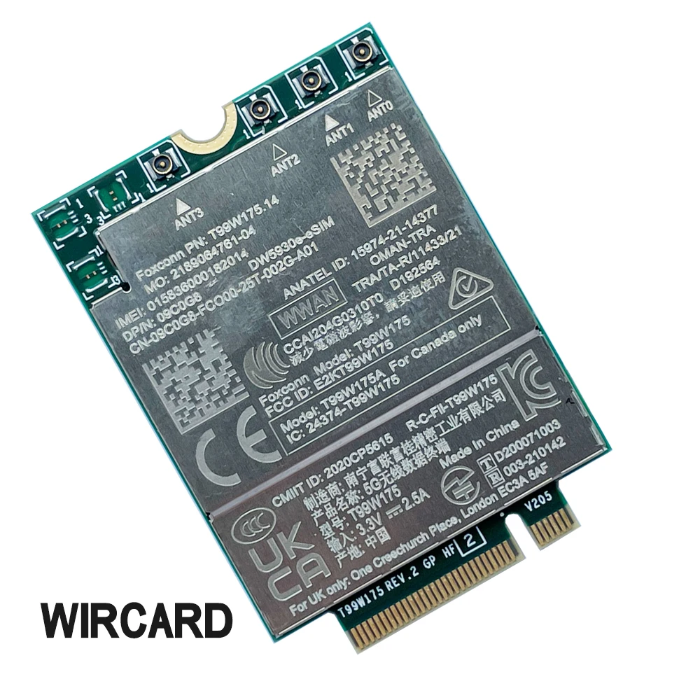 Módulo WWAN 5G Dell DW5932e para Latitude – Tarjeta SIM 1Gbps