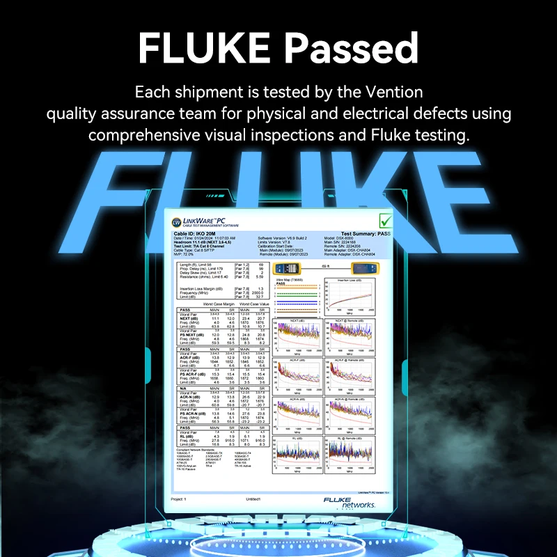 Vention Cable Ethernet CAT8 40Gbps Cable de conexión Lan de red trenzado de algodón para PC Modem portátil PS 5/4 enrutador Cable Ethernet RJ45 - imagen 5