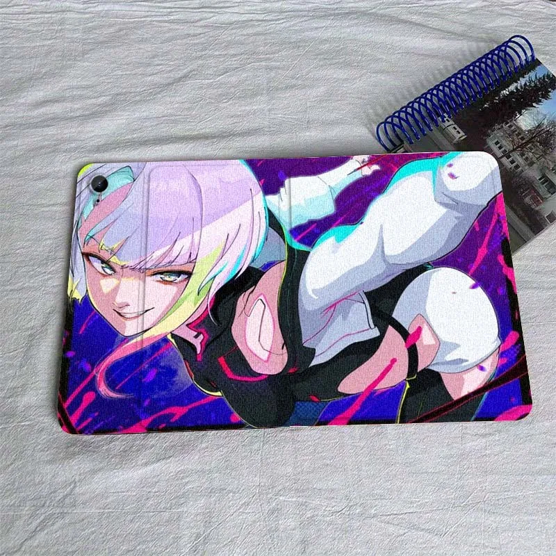 C-Cyberpunk Edgerunners Lucy para Samsung Galaxy Tab A A7 A8 A9 A11 S6 S11 10,1 10,4 10,5 pulgadas Lite Plus funda para tableta - imagen 4