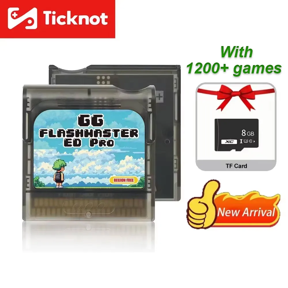 GG FlashMaster 2026 - Tarjeta 1200 en 1 para SEGA Game Gear