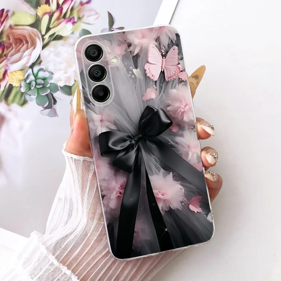 Funda de silicona para Samsung Galaxy A16, funda SM-A165F, nueva funda de teléfono suave con flores coloridas para Samsung A16 A26 A36 A56 5G Protector - imagen 5