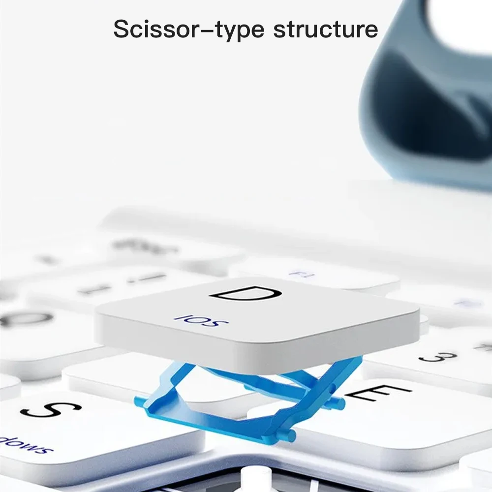 Teclado inalámbrico Bluetooth EMTRA, teclado portátil para Ipad, portátil, tableta, teclado recargable para juegos para Android IOS Windows - imagen 4