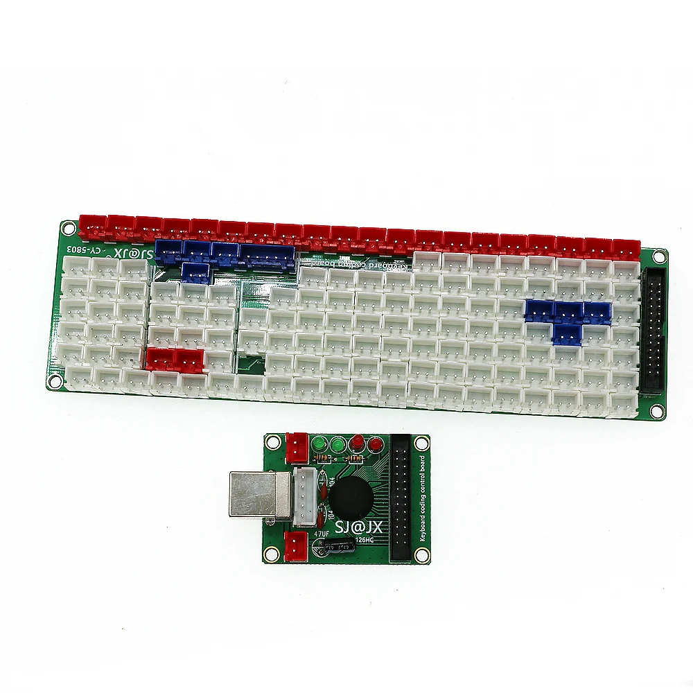 Placa de teclado de Cy-1124, controlador USB de juego Arcade con retardo cero para PC, Android, Tv en 1, codificador USB, Joystick, pulsador Sanwa - imagen 4