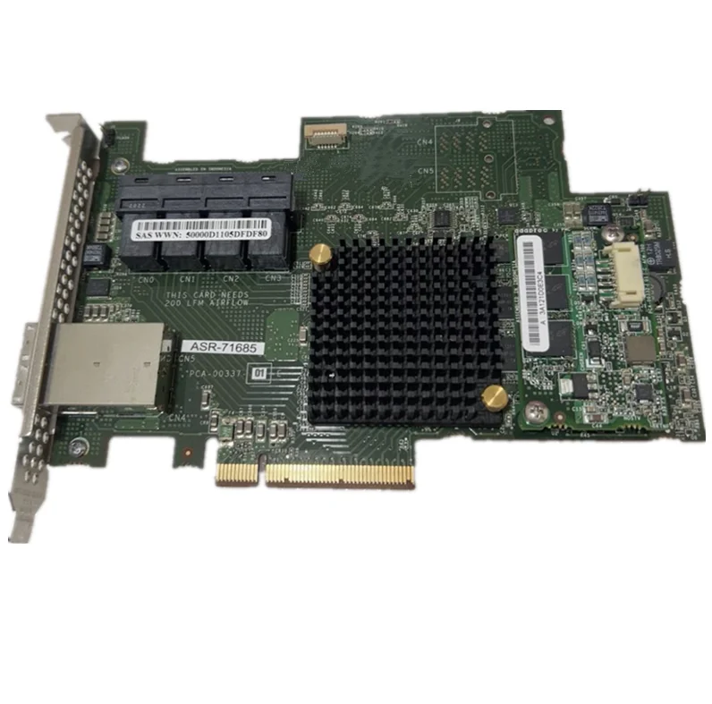 ASR-71685 2274700-R Adaptador RAID PCIe 3.0 SAS/SATA de 16 puertos y 8 puertos de 6 Gbps - imagen 2