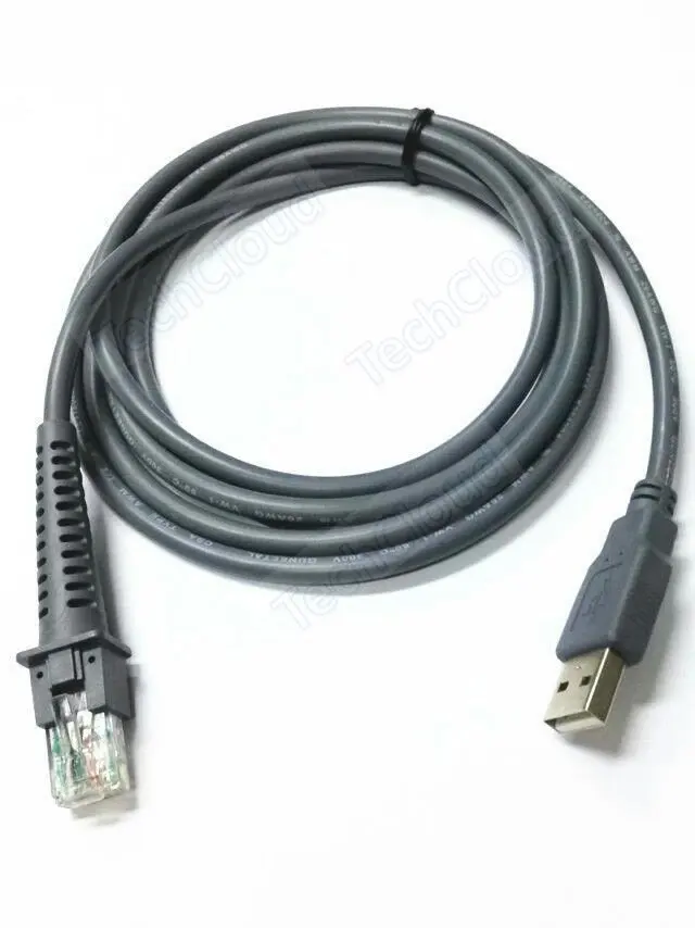Cable USB para escáner de código de barras, símbolo de 2M, LS1203 LS2208 LS4208 LS3008 CBA-U01-S07ZAR, repuesto para Zebra Ds2278 3578 4608, venta al por mayor - imagen 4