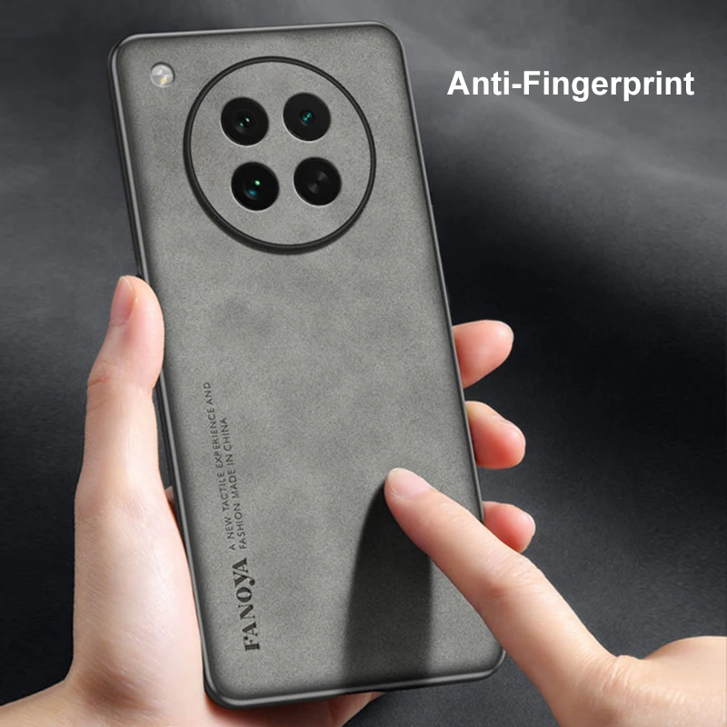 Para OPPO Find X8S funda de teléfono de cuero PU de lujo para OPPO FindX8S funda trasera de silicona mate a prueba de golpes protección completa Coque - imagen 5