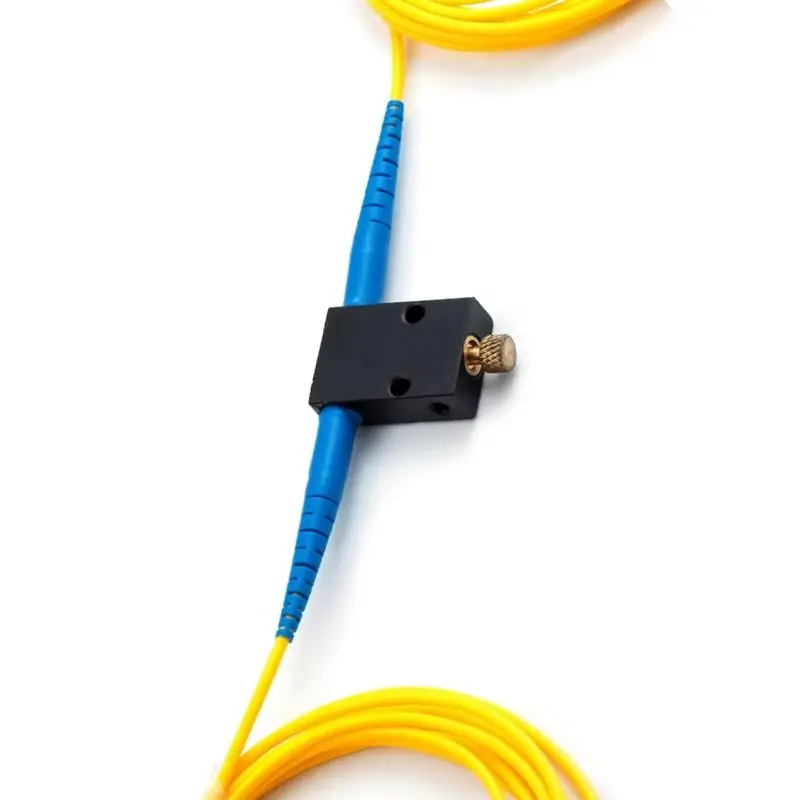 Atenuador de fibra ajustable SC APC 0-60dB en línea mecánico variable en línea tipo óptico ftth UPC monomodo Simplex ELINK