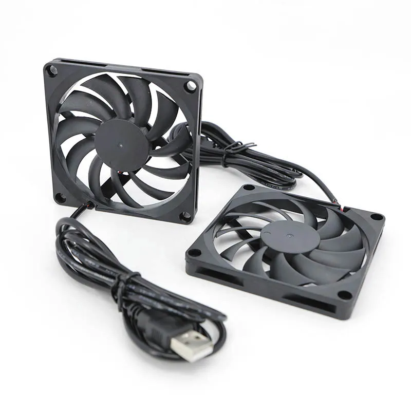 80x80x10mm 80mm 8cm DC 5V USB ventilador de caja de refrigeración para receptor DVR Xbox TV Box enrutador A7 - imagen 3