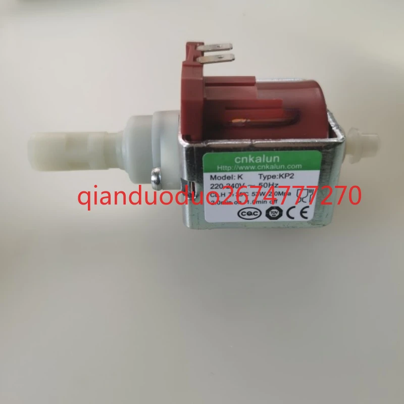 Microbomba electromagnética KP2 20bar 53W bomba de émbolo de alta presión máquina de café vapor bomba de autosucción de plástico