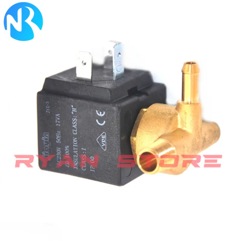 Válvula Solenoide normalmente cerrada de JYZ-5 230V, válvula de agua, máquina de planchar, válvula de Control de hierro eléctrico, accesorios de refuerzo, 1 Uds. - imagen 3