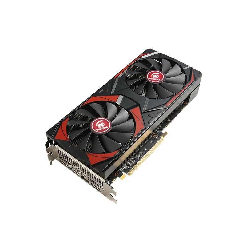 VEINEDA RX 5700XT 8G 256Bit GDDR6 tarjeta gráfica para juegos GPU AMD RX5700XT 8GB compatible con ordenador de escritorio Video rx 5700xt - imagen 2