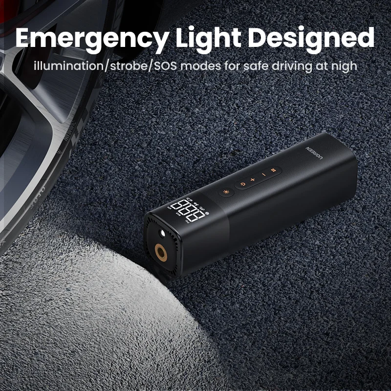 UGREEN Compresor de Aire Portátil LCD – Inflador Coches Moto - imagen 4