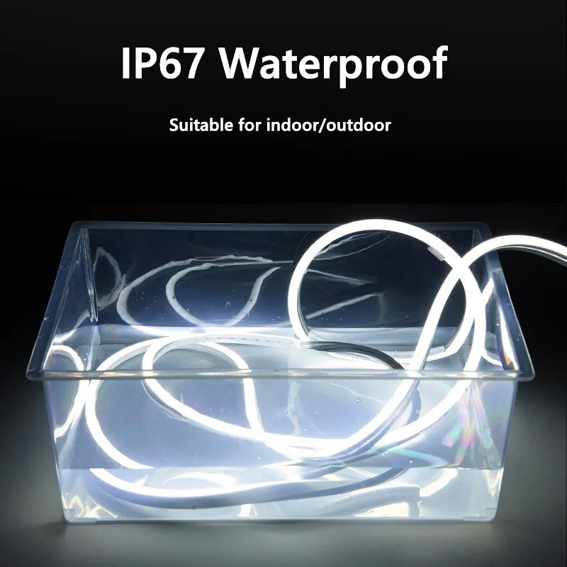 Tira de luces LED con Sensor táctil, cinta de luz de neón regulable, resistente al agua, Flexible, 5V, Lámpara USB para decoración del hogar y habitación - imagen 5