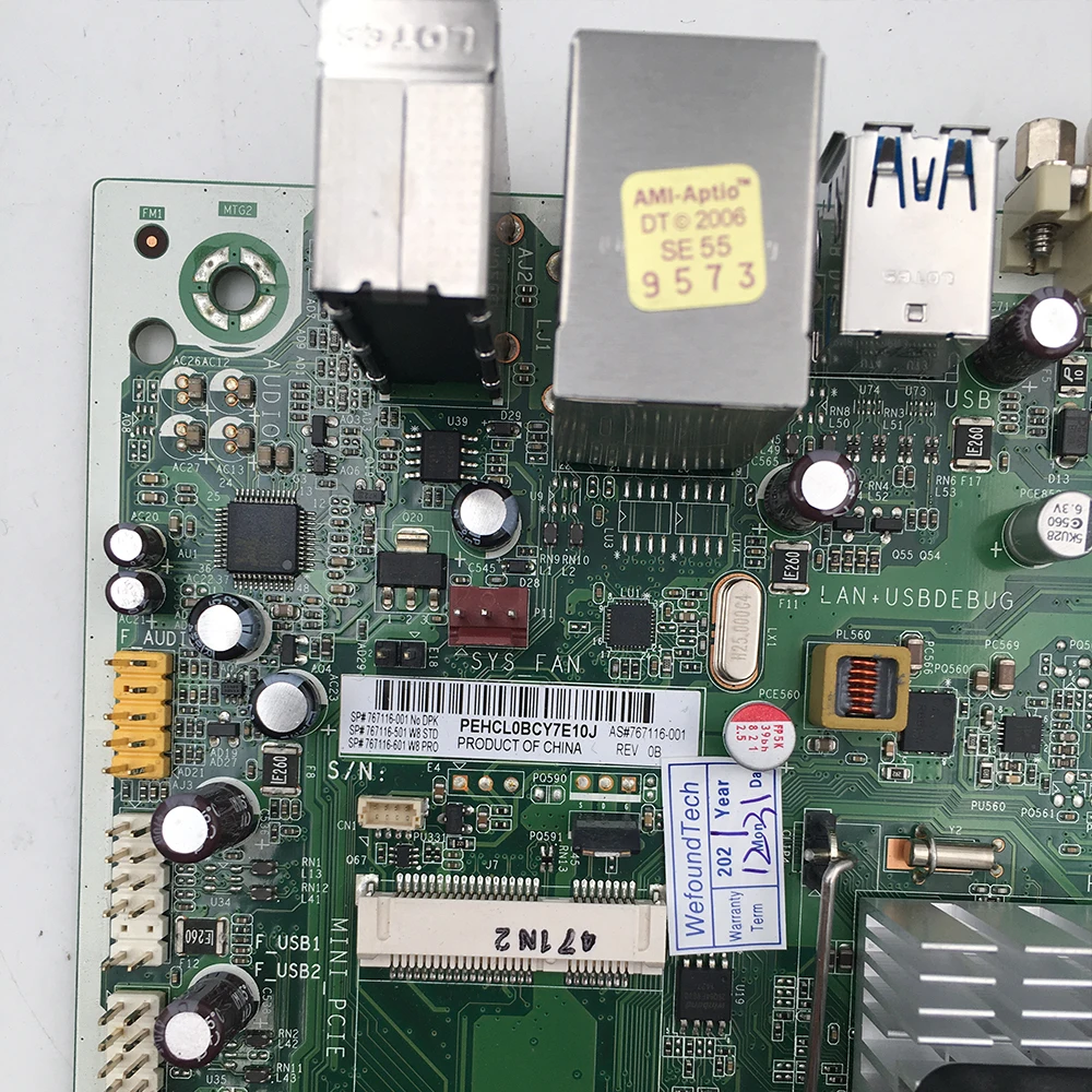 Para la placa base de escritorio HP Pavilion 110-410 100-401 DC ITX se probará antes del envío 767116 -001 - imagen 5