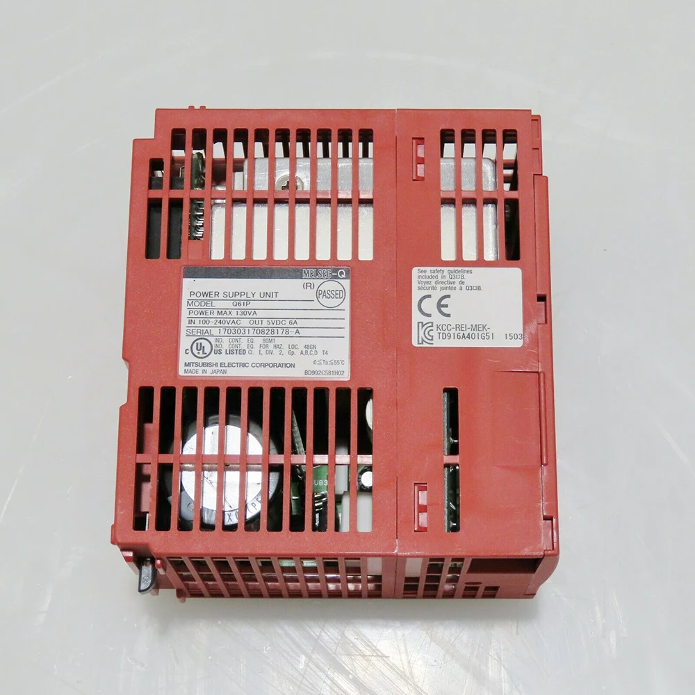 Q61P para Mitsubishi serie Q PLC módulo de alimentación entrada 100-240VAC 50/60HZ 130VA 5VDC 6A - imagen 4